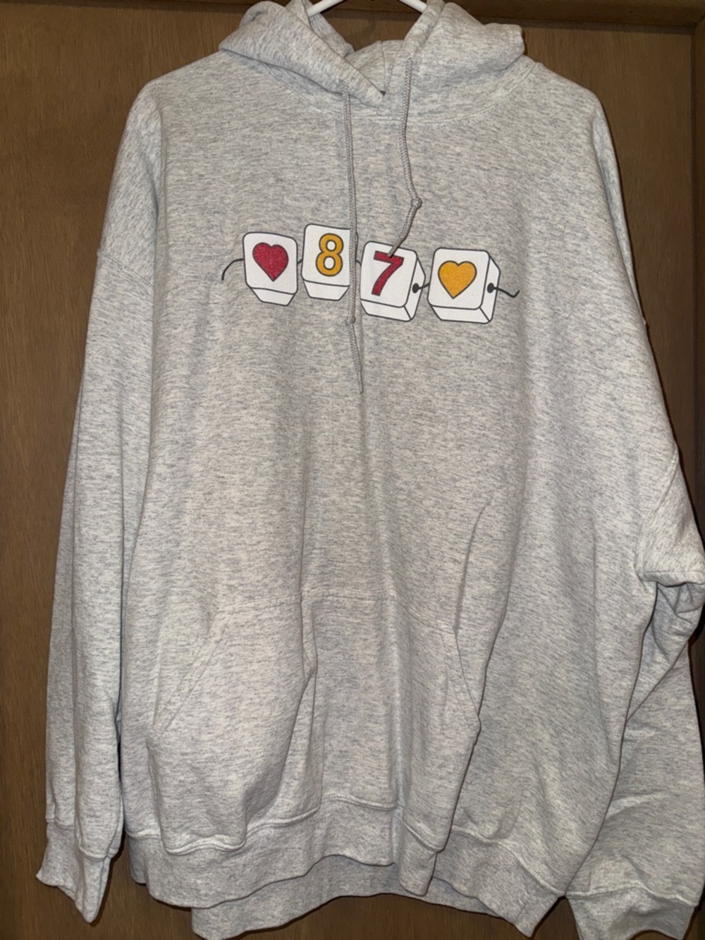 Gildan Chiefs Gray Graphic Hoodie Sweatshirt 2X